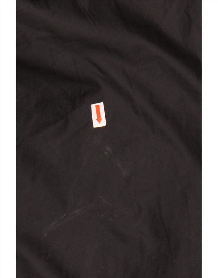 Adidas Herren Kapuzen-Windbreakerjacke UK 44 2XL Schwarz Polyester