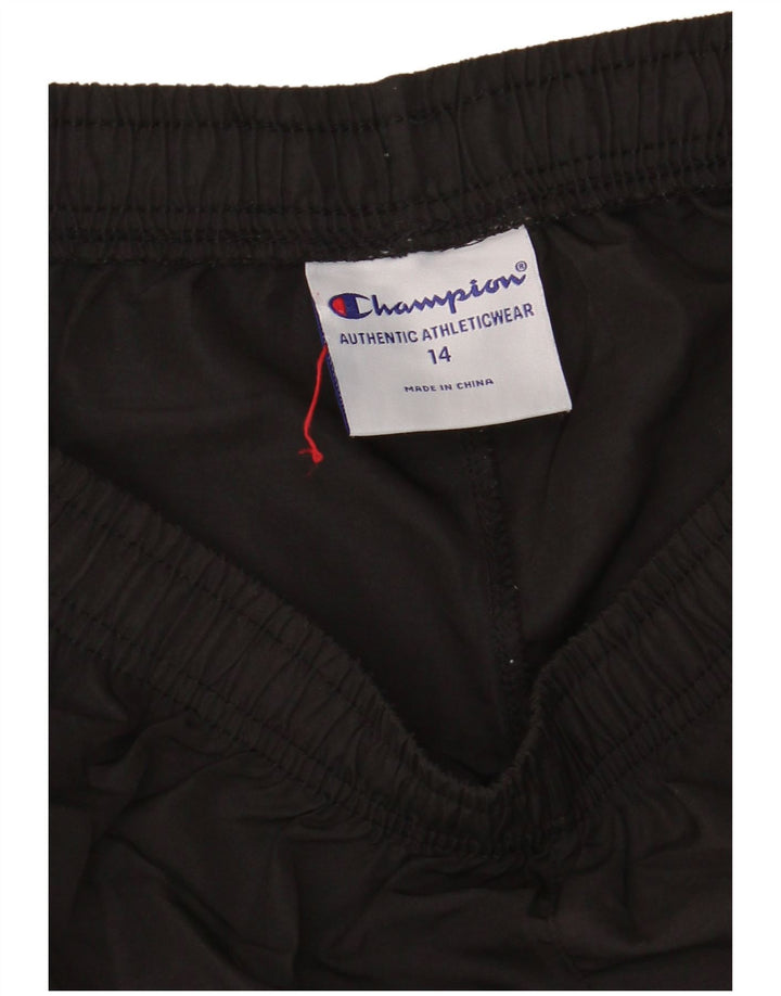 Champion Damen Sportshorts UK 14 Large Schwarz Polyester