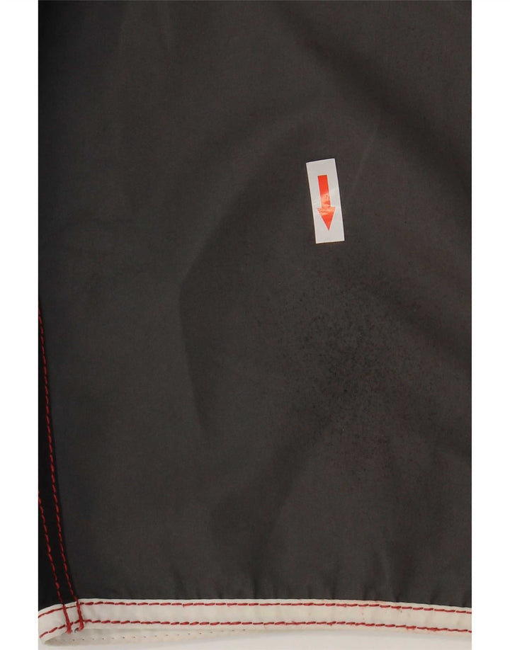 Billabong Herren-Badeshorts mit Grafik, groß, schwarzes Farbblock-Polyester