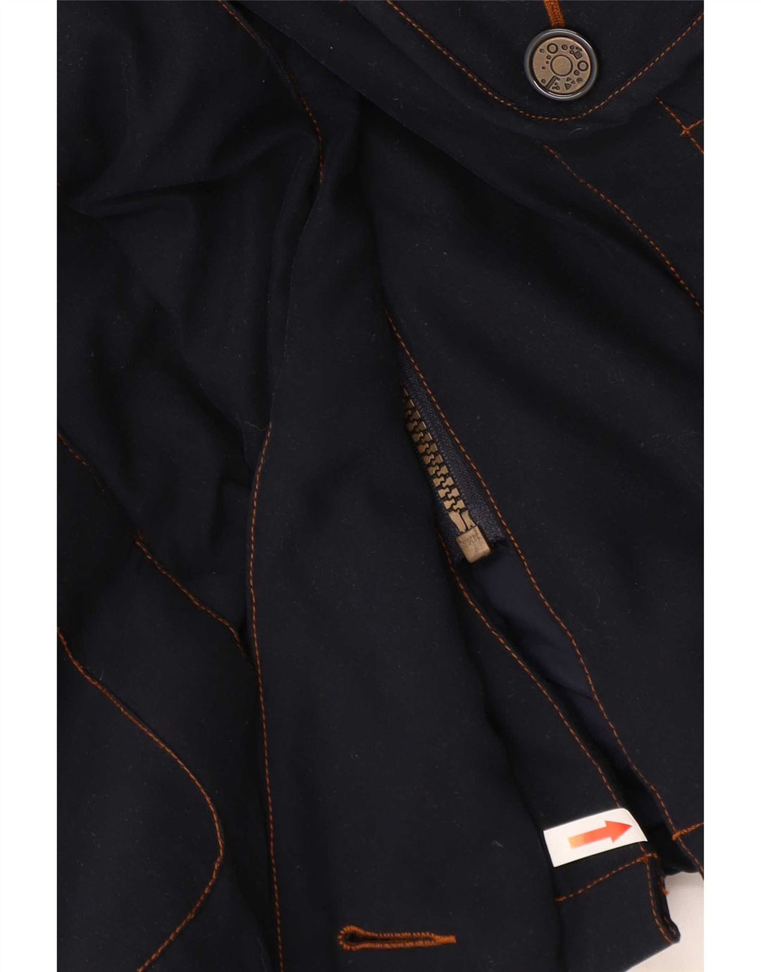 Daunen Damen Wattierte Jacke EU 46 XL Marineblau Polyester