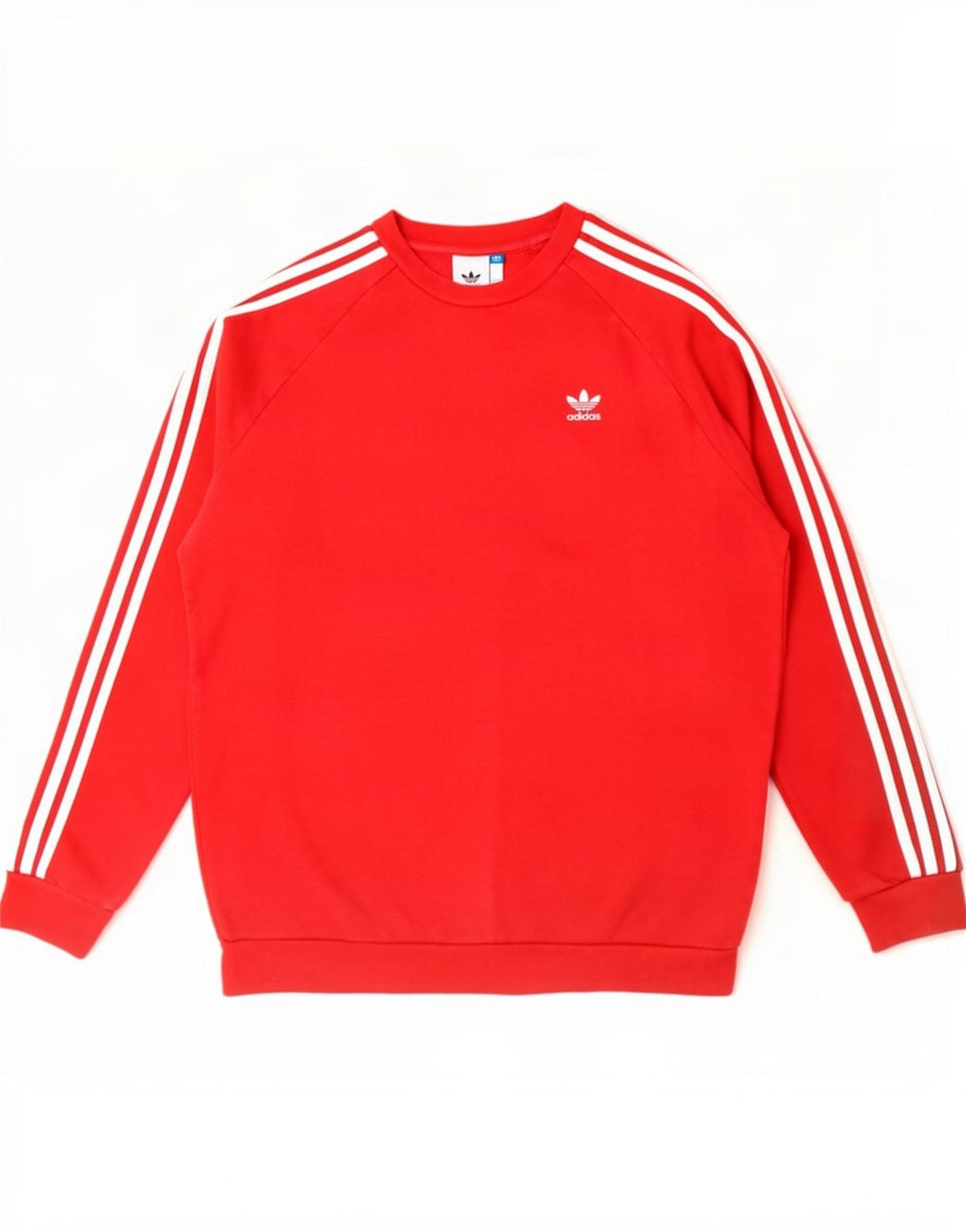 Adidas Herren Sweatshirt Pullover mittelrote Baumwolle