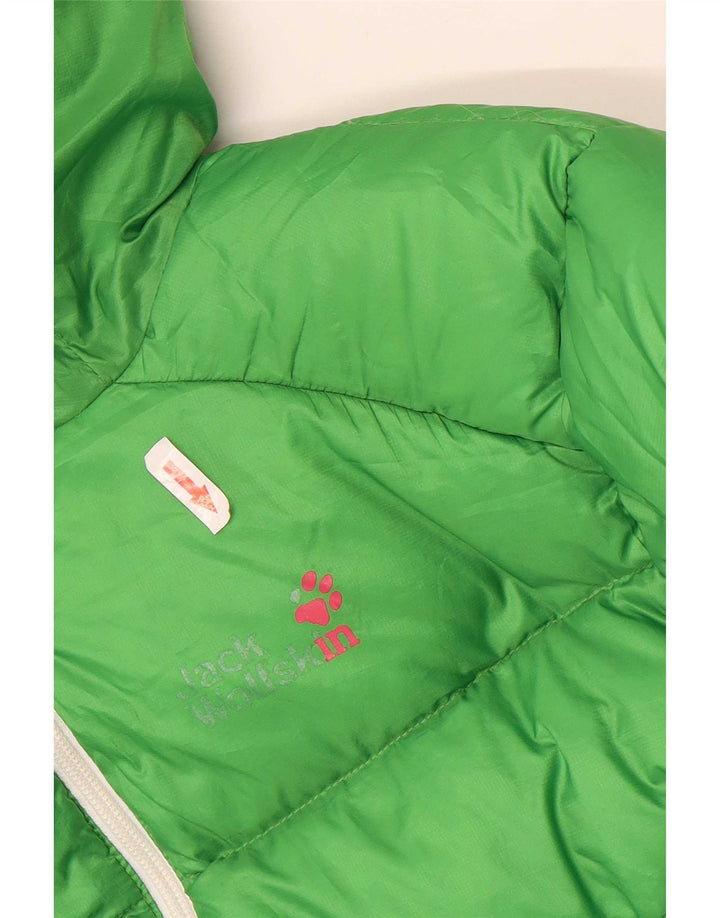 Jack Wolfskin Damen Wattierte Jacke UK 18/20 XL Grün Polyester