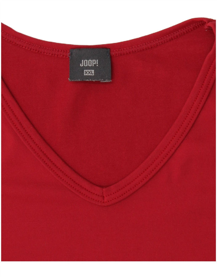 JOOP Damen T-Shirt Top UK 20 2XL Rot