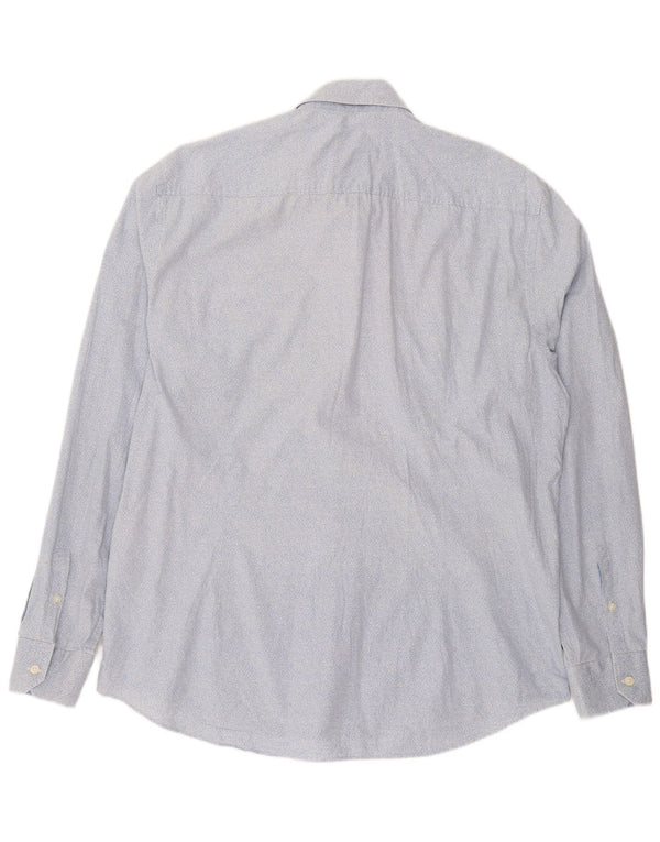 North Sails Herren-Slim-Fit-Hemd 3XL aus blauer Baumwolle mit Blumenmuster