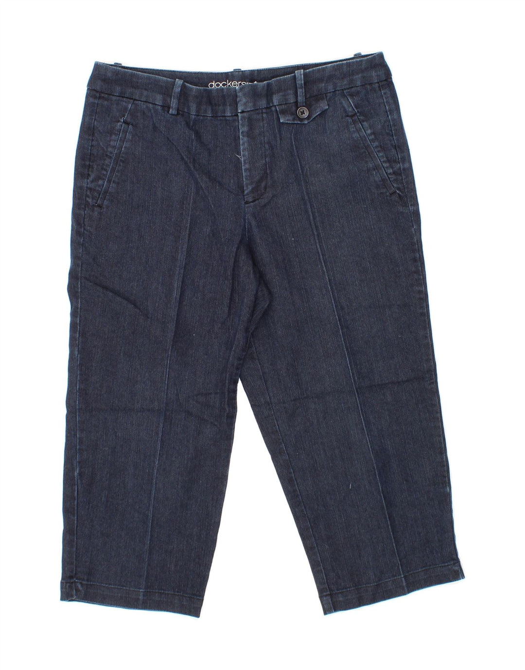 DOCKERS Womens Capri Jeans US 6 Medium W30 L19 Navy Blue Cotton Vintage Dockers and Second-Hand Dockers from Messina Hembry 