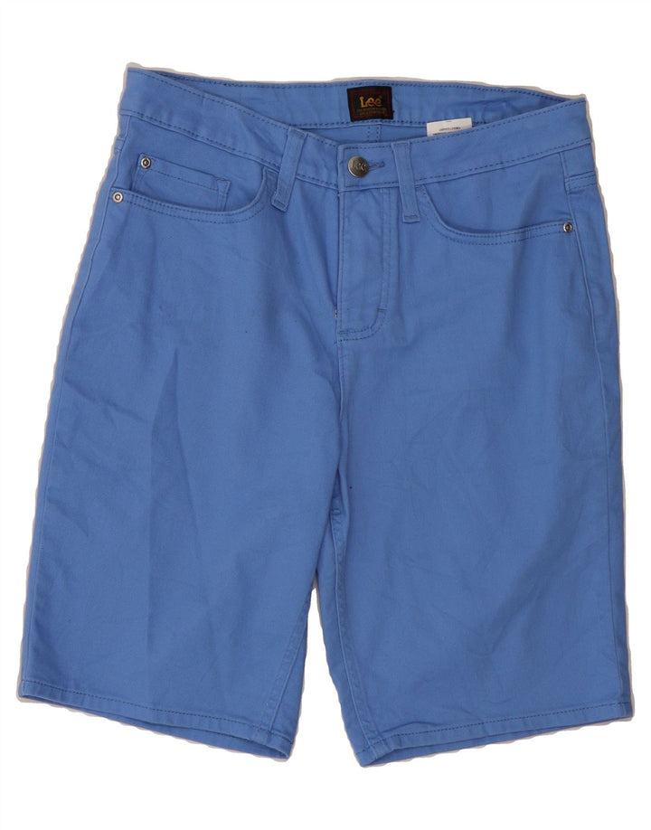 LEE Womens Casual Shorts US 8 Medium W30 Blue Cotton Vintage Lee and Second-Hand Lee from Messina Hembry 
