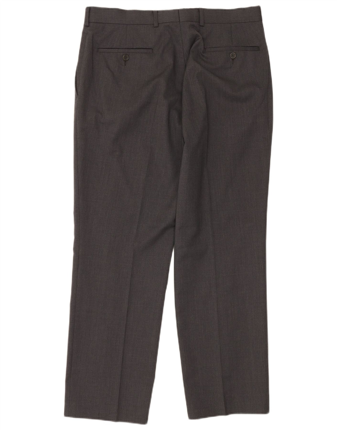 Ted Baker Herren-Stretch-Anzug mit 2 Knöpfen, 2-teilig, UK 42, XL, W36, L30, graue Wolle