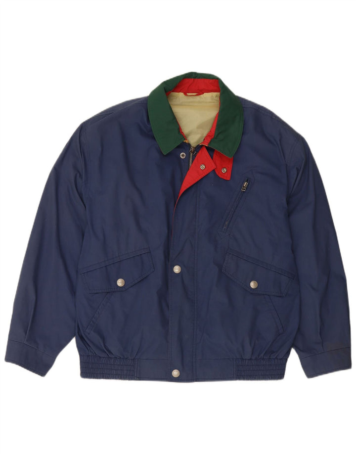 JUPITER Herren Bomberjacke IT 54 2XL Blaues Polyester