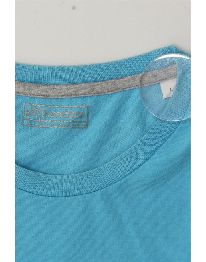 LOTTO Herren-T-Shirt mit Grafik, Größe L, Blau