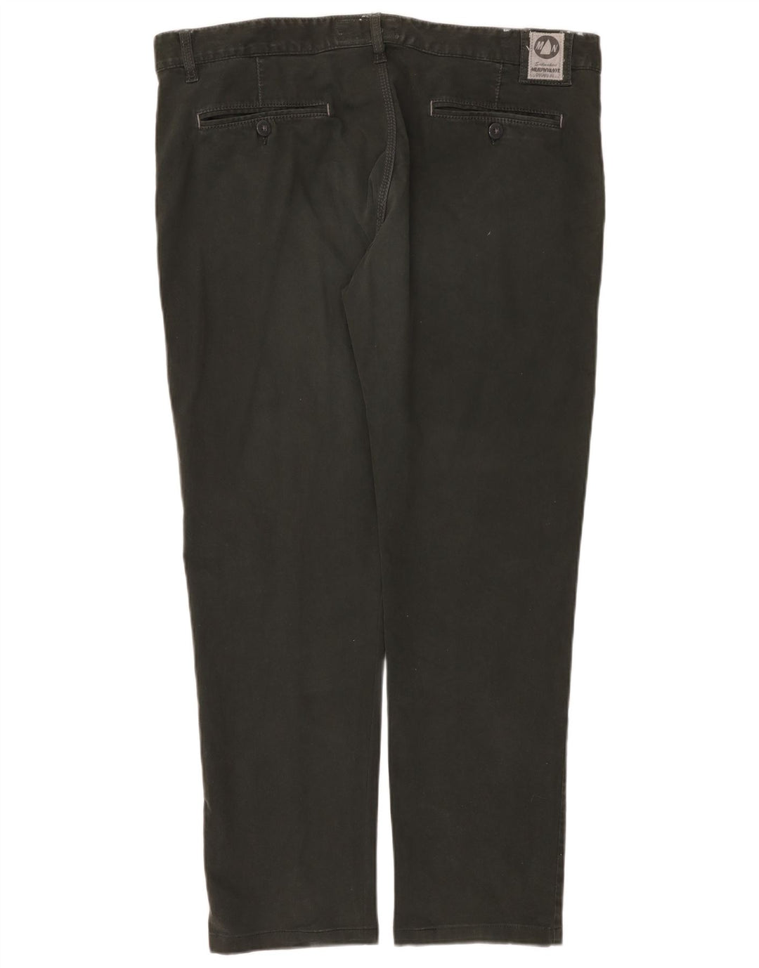 MURPHY & NYE Gerade Chino-Hose für Herren, W38, L30, grüne Baumwolle