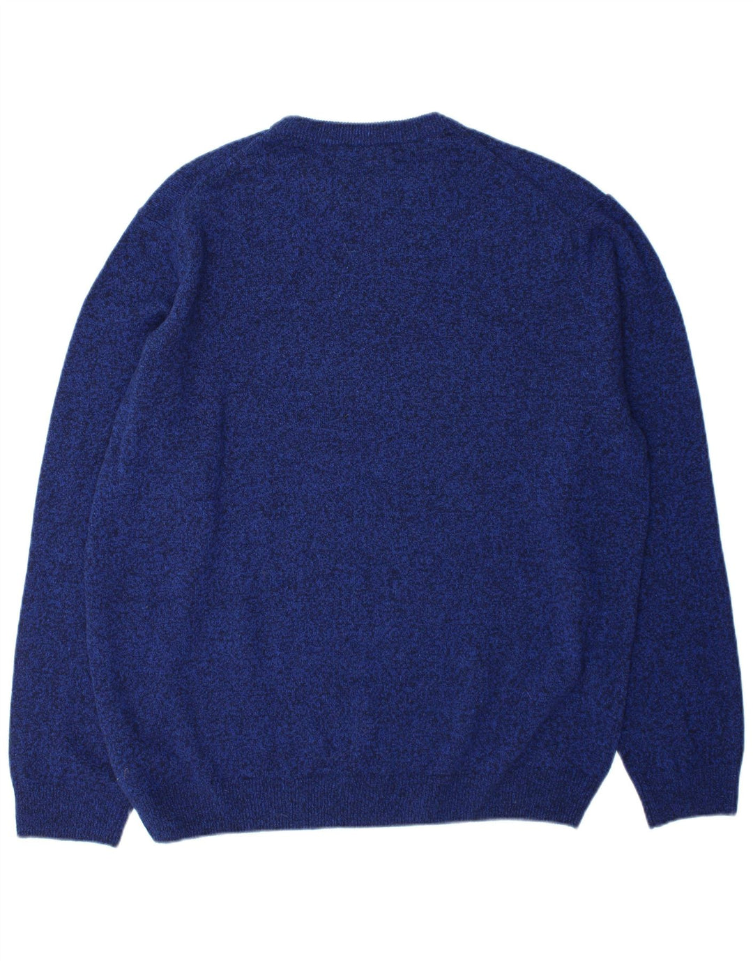 Marks & Spencer Herren-Pullover mit Rundhalsausschnitt, 2XL, blaue Wolle
