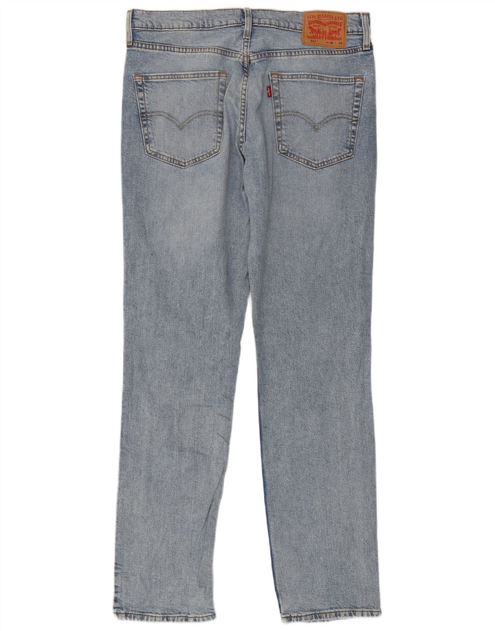 Levi's Herren 511 Slim Jeans W36 L34 Blaue Baumwolle