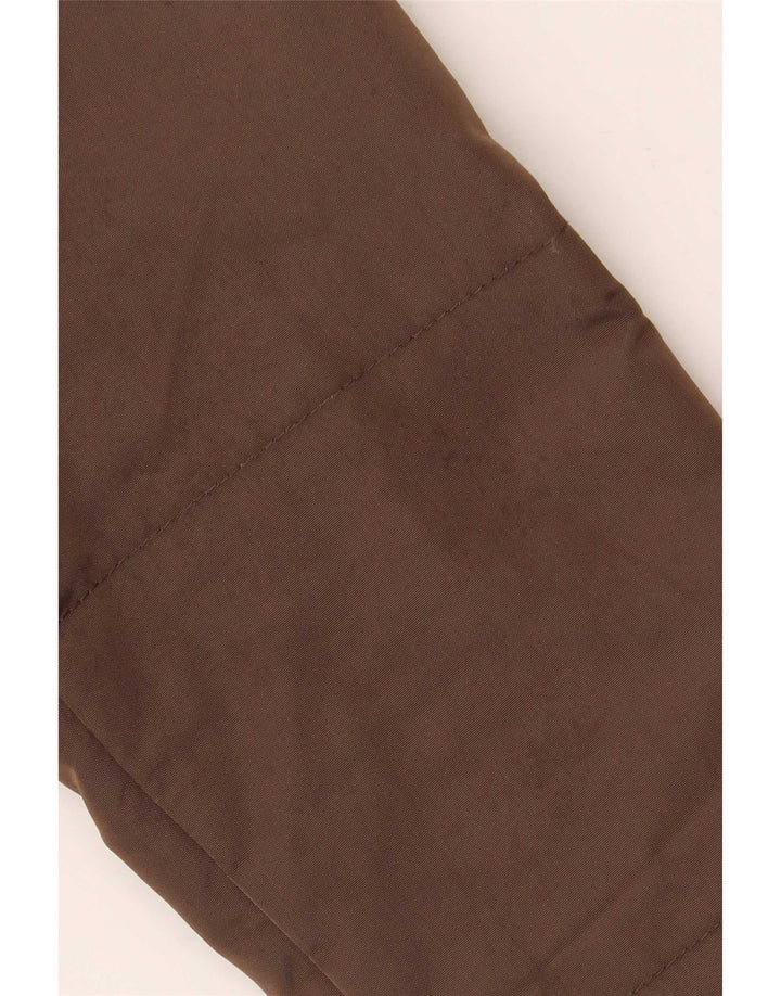 Marella Damen Wattierte Jacke UK 14 Large Braun Polyamid