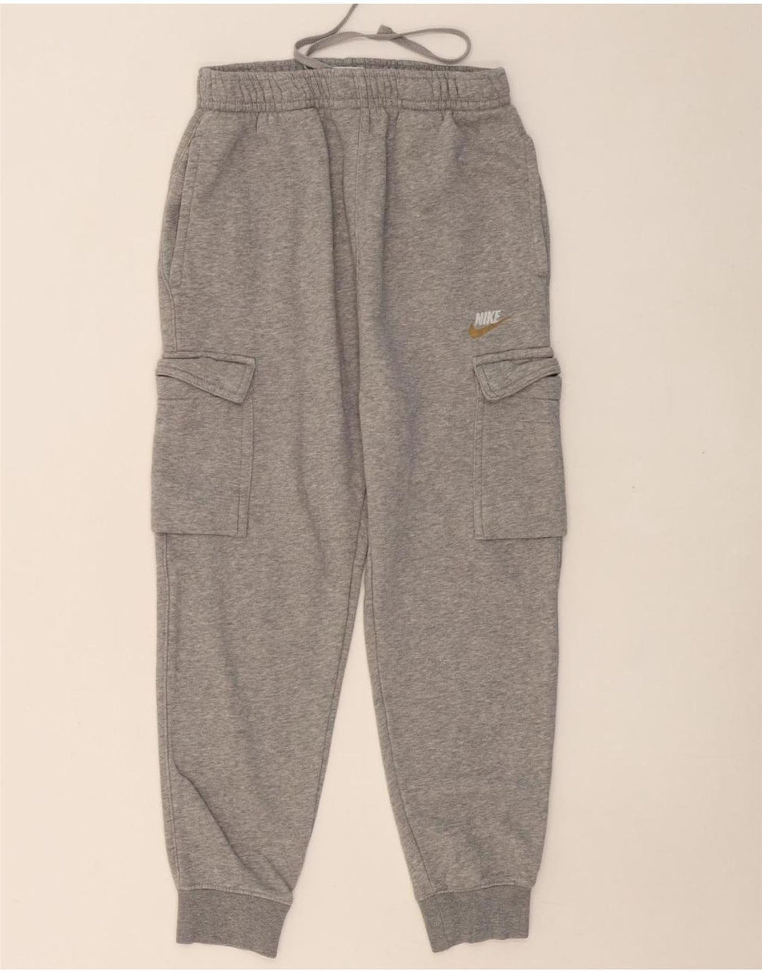 NIKE Damen Cargo-Trainingshose, Jogginghose, Größe S, Größe S, Grau, Baumwolle