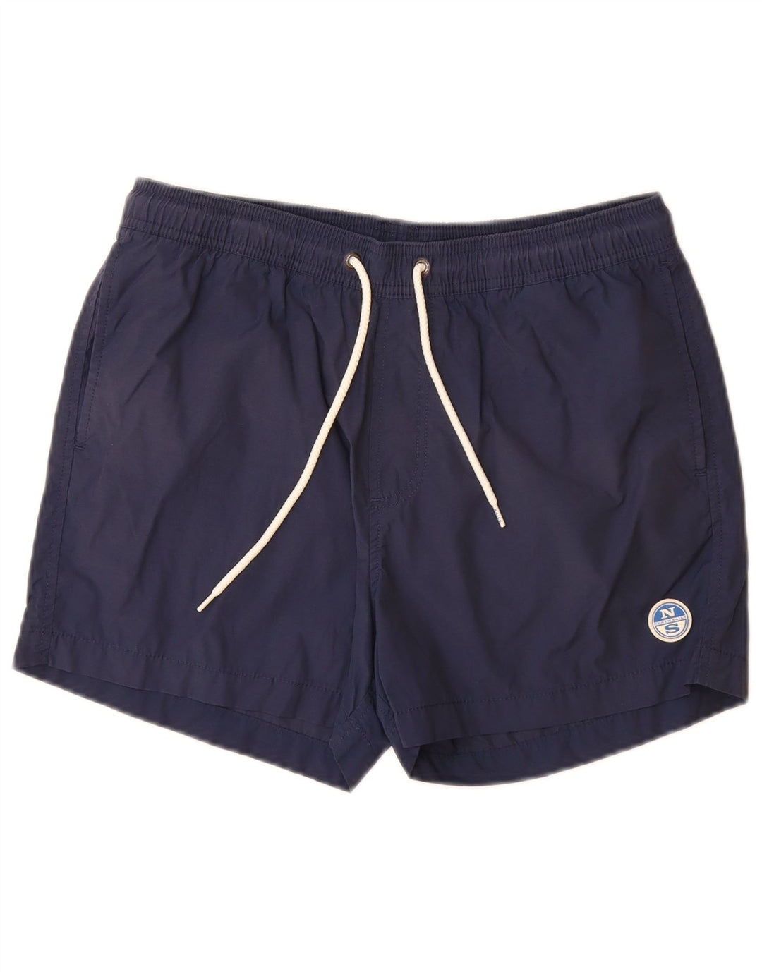 North Sails Herren-Badeshorts aus mittlerer marineblauer Baumwolle