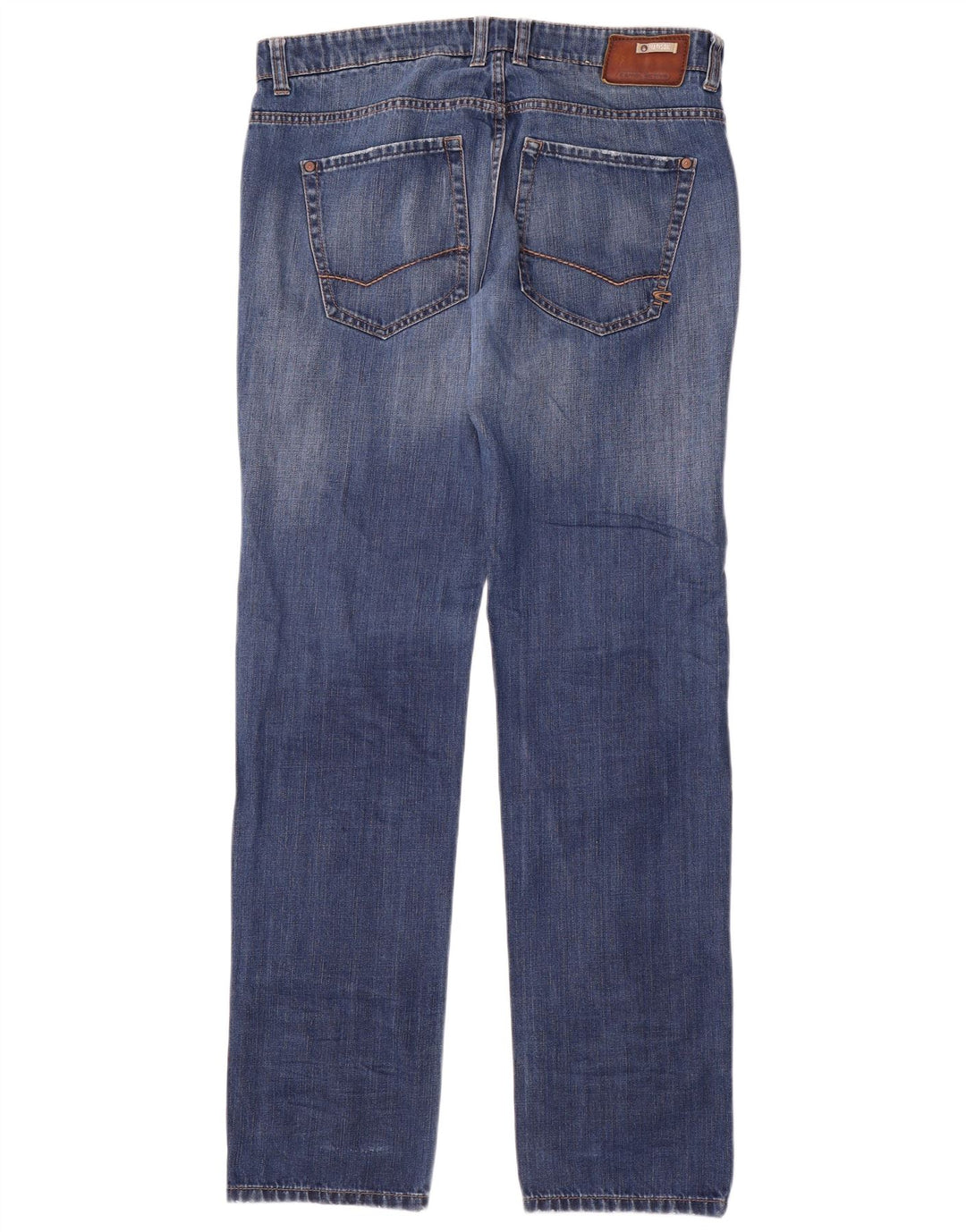 Camel Active Herren Straight Jeans W34 L34 Blaue Baumwolle