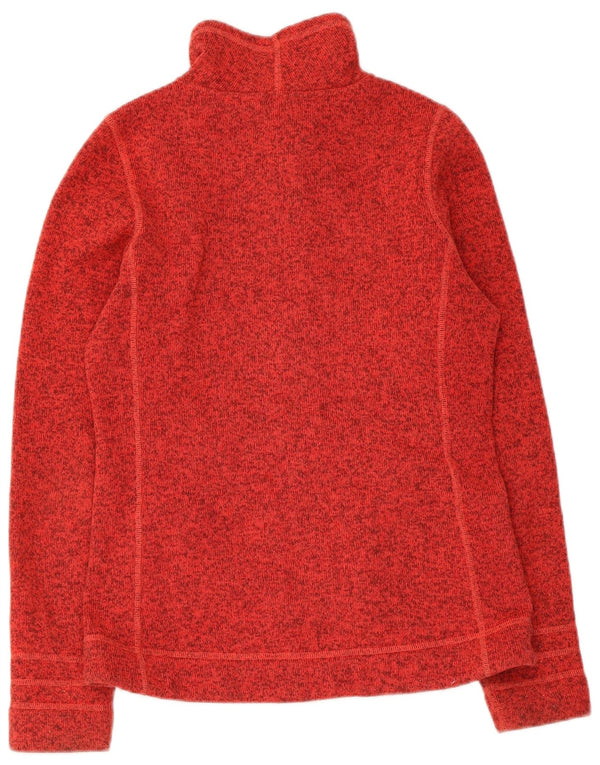 The North Face Damen-Trainingsanzug-Oberteiljacke UK 10 Small Red Flecked