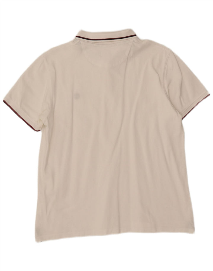 TIMBERLAND Herren Slim Fit Poloshirt Large Weiß