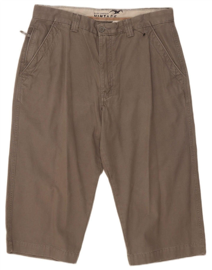 Marks & Spencer Herren Vintage Bermudashorts W32 mittelgraue Baumwolle