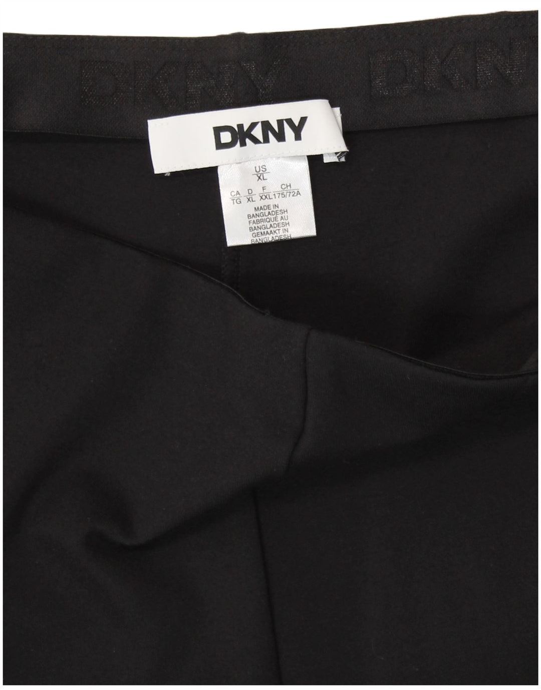DKNY Damen Capri-Hose mit hoher Taille, gerade, XL, W36, L24, schwarzes Rayon