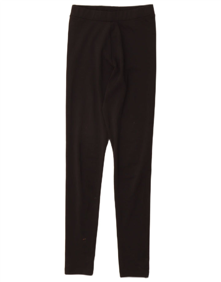 Adidas Damen Graphic Leggings UK 8 Small Schwarz