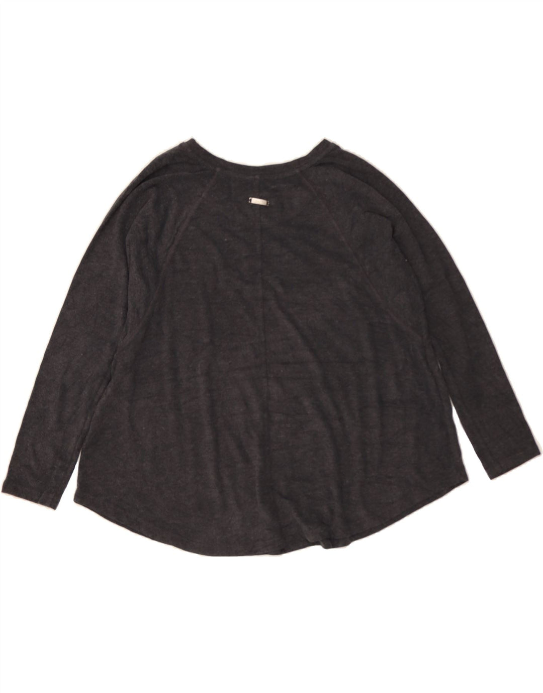 CALVIN KLEIN Womens Oversized Top Long Sleeve UK 10 Small Black Vintage Calvin Klein and Second-Hand Calvin Klein from Messina Hembry 