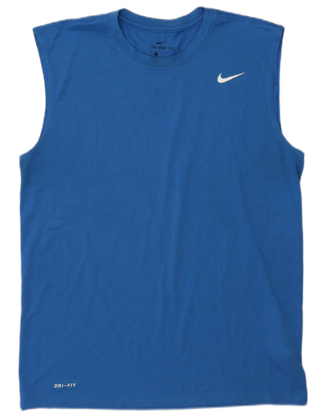 Nike Herren Dri Fit Weste Top Large Blau Polyester