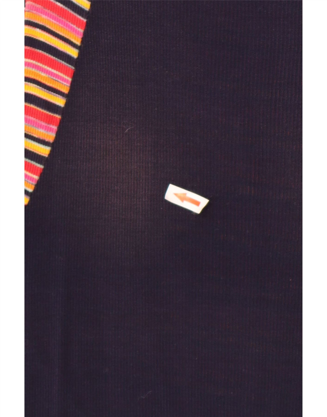 Missoni Damen-Maxikleid mit abstraktem Muster, UK 4 XS, marineblau, gestreift, Baumwolle