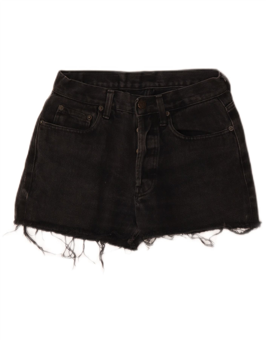 Levi's Damen 501 Denim Hot Pants W29 Mittelschwarze Baumwolle