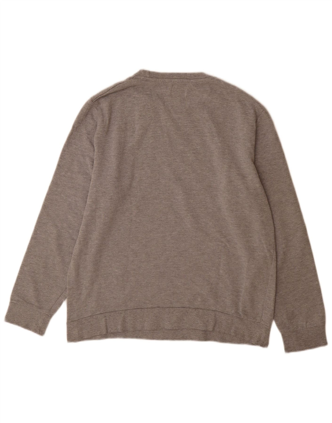 Guess Herren-Sweatshirt mit Grafik, UK 40, mittelgraue Baumwolle