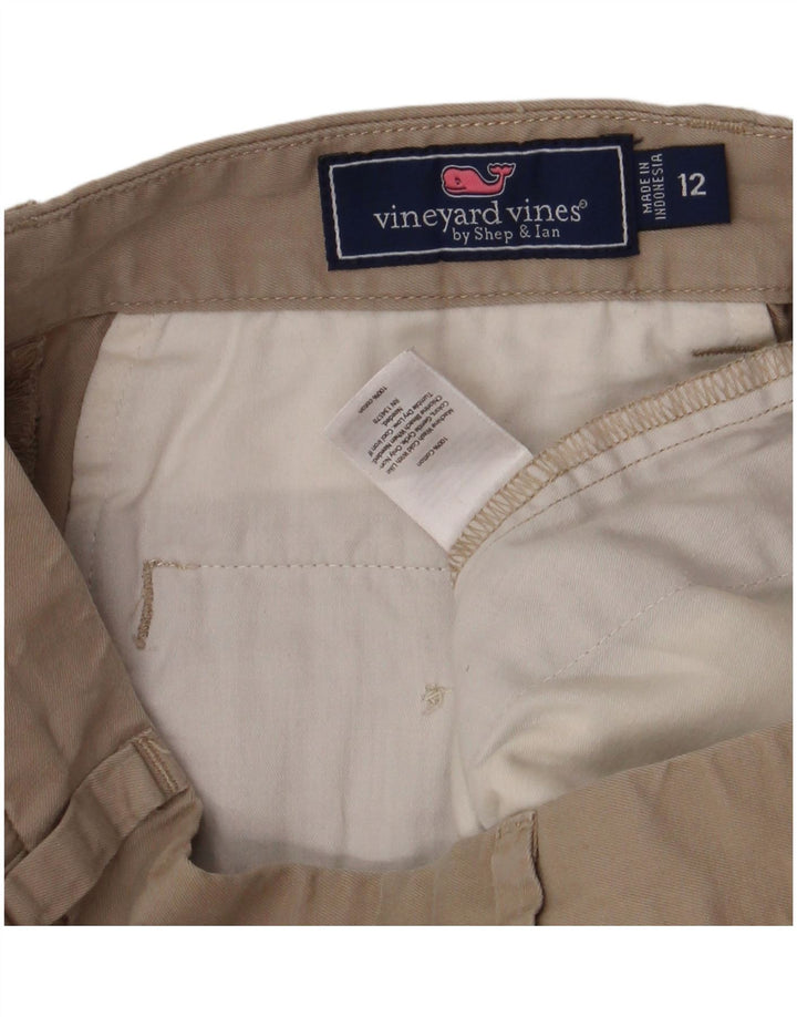 VINEYARD VINES Chino-Shorts für Jungen, 11–12 Jahre, W25, beige Baumwolle