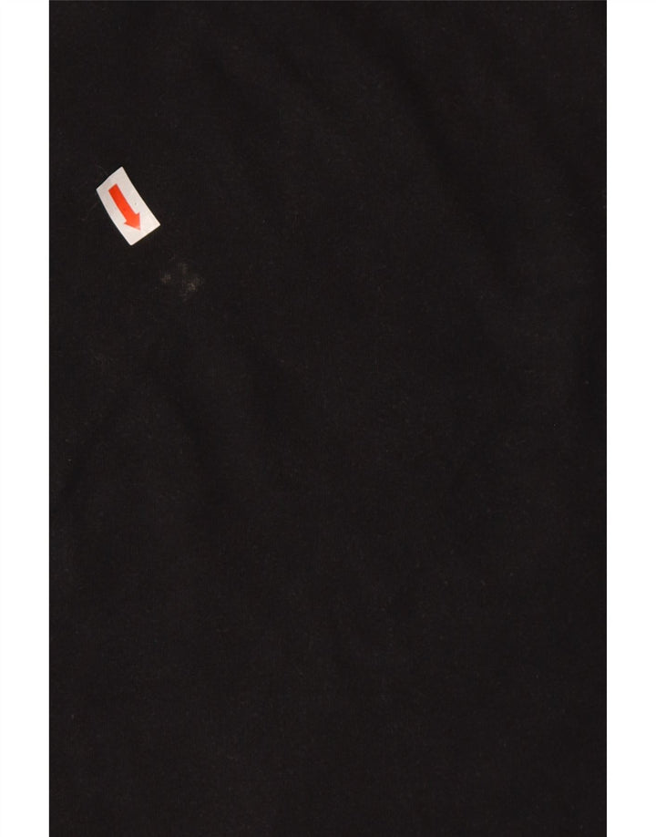Converse Herren-T-Shirt mit Grafik, Größe S, schwarze Baumwolle