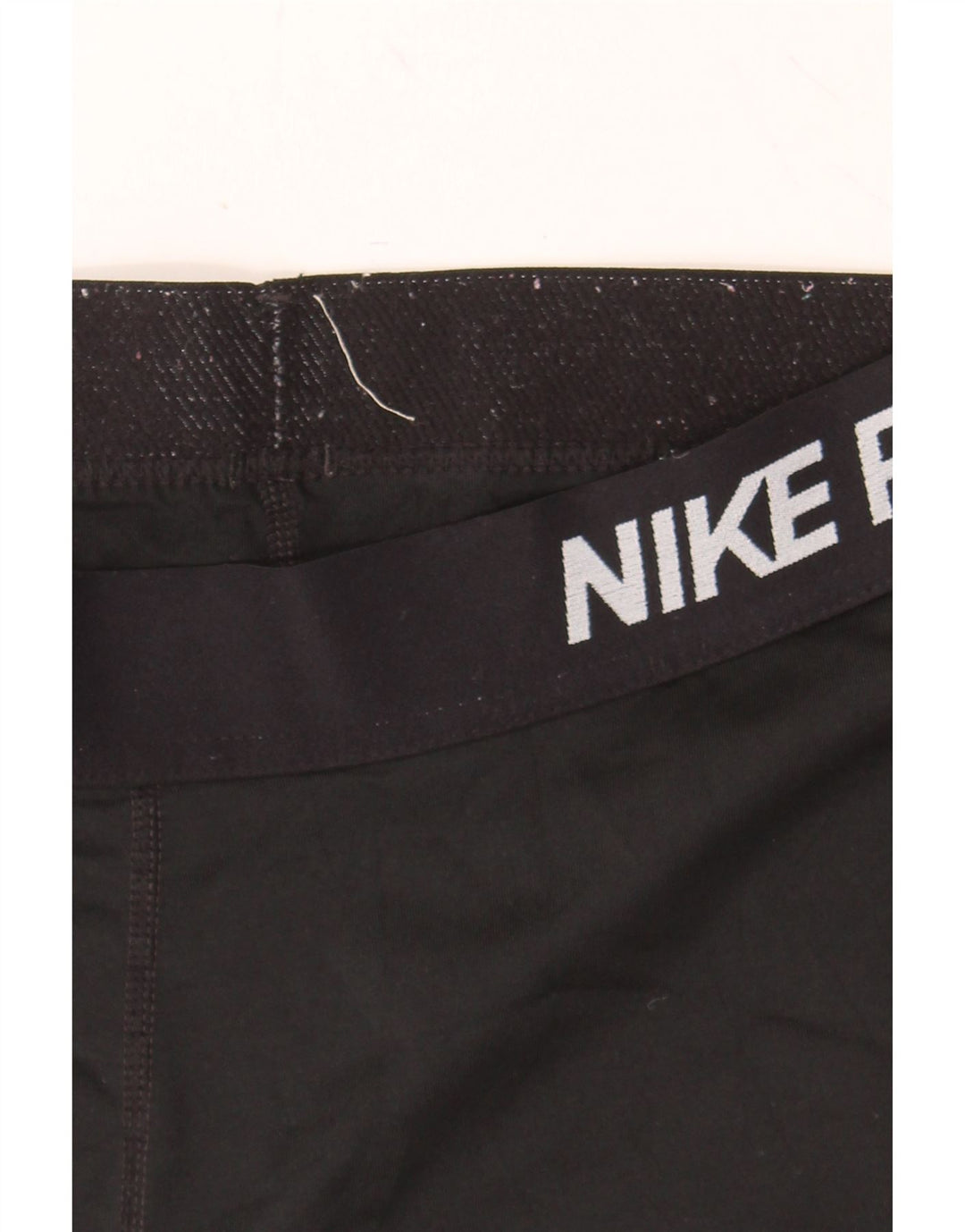 NIKE Womens Graphic Capri Leggings UK 12 Medium  Black Polyester Vintage Nike and Second-Hand Nike from Messina Hembry 