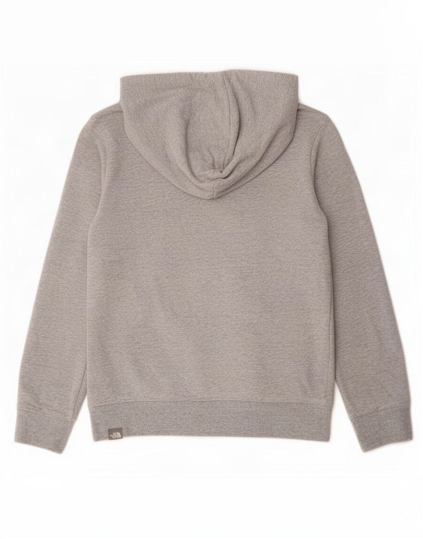 The North Face Jungen-Pullover mit grafischem Kapuzenpullover, 11–12 Jahre, groß, grau gefleckt