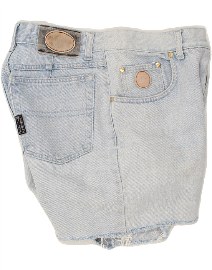 TRUSSARDI Womens Denim Shorts W33 Large Blue Cotton Vintage Trussardi and Second-Hand Trussardi from Messina Hembry 