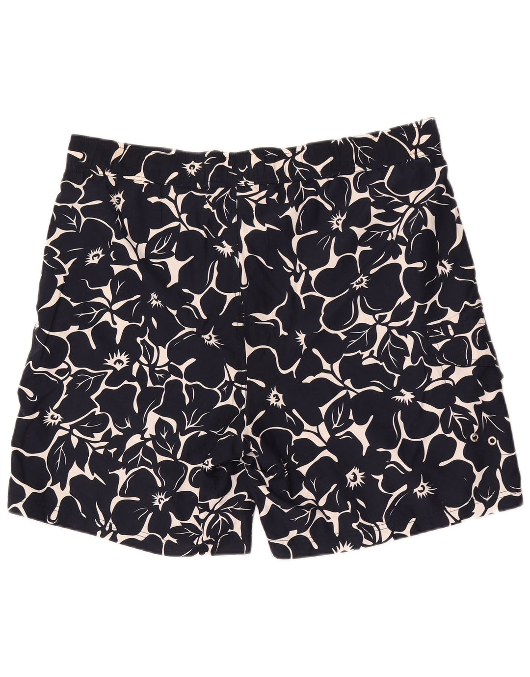 Nautica Herren-Badeshorts XL, Marineblau, Blumenmuster, Polyester
