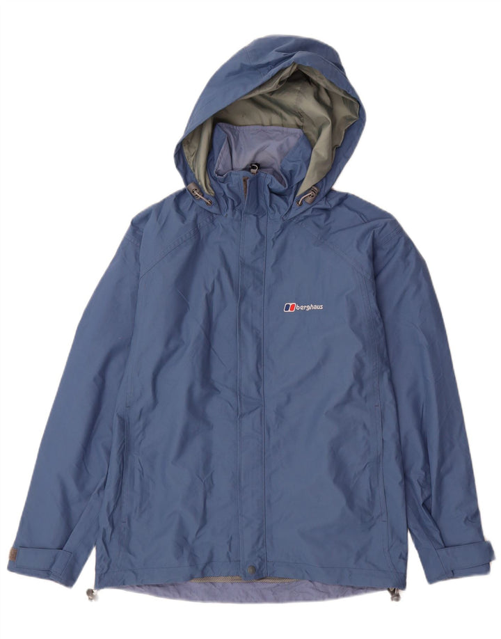 BERGHAUS Damen-Regenjacke mit Kapuze, Größe S, Blau, Nylon