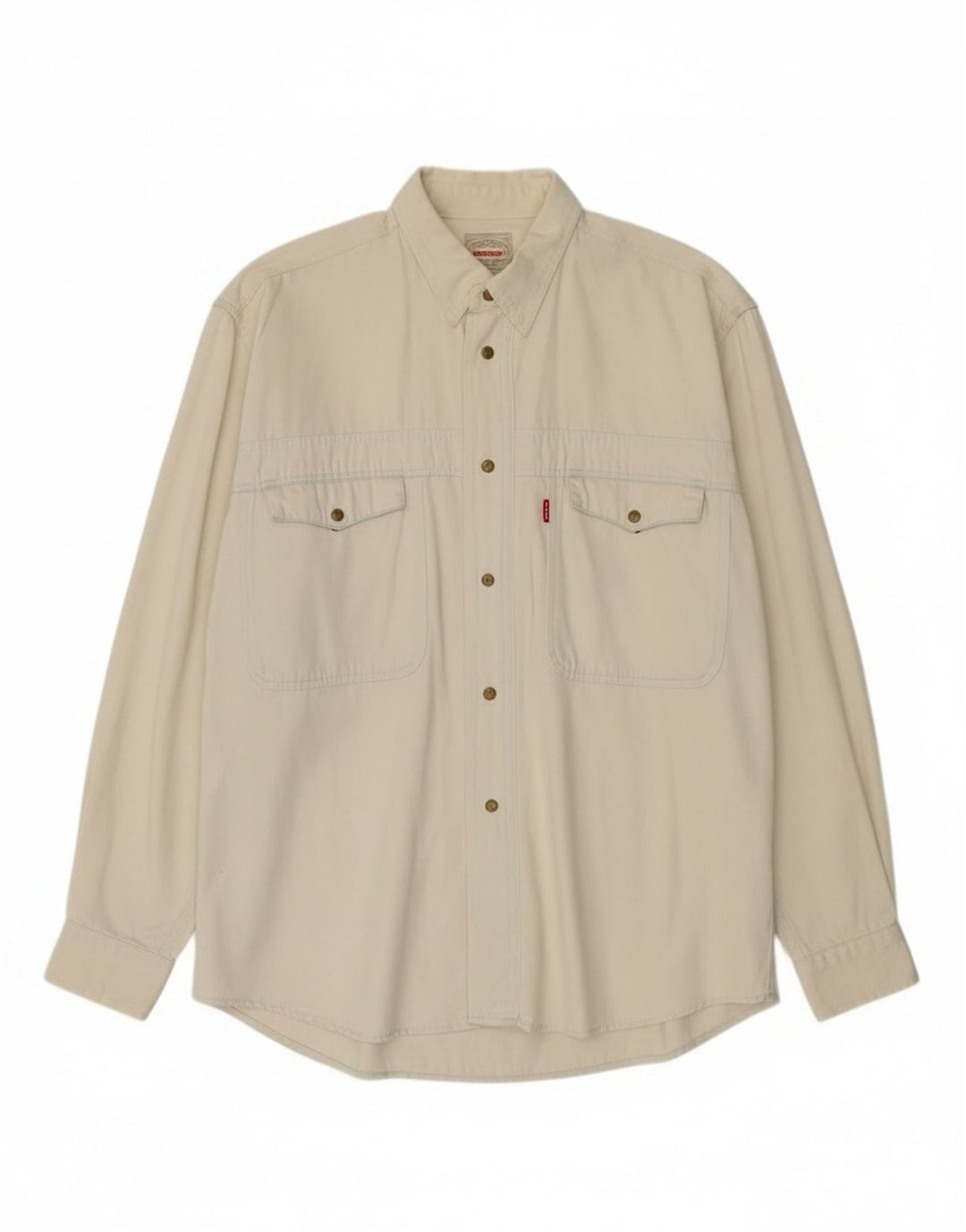 Carrera Herren Jeanshemd Small Off White