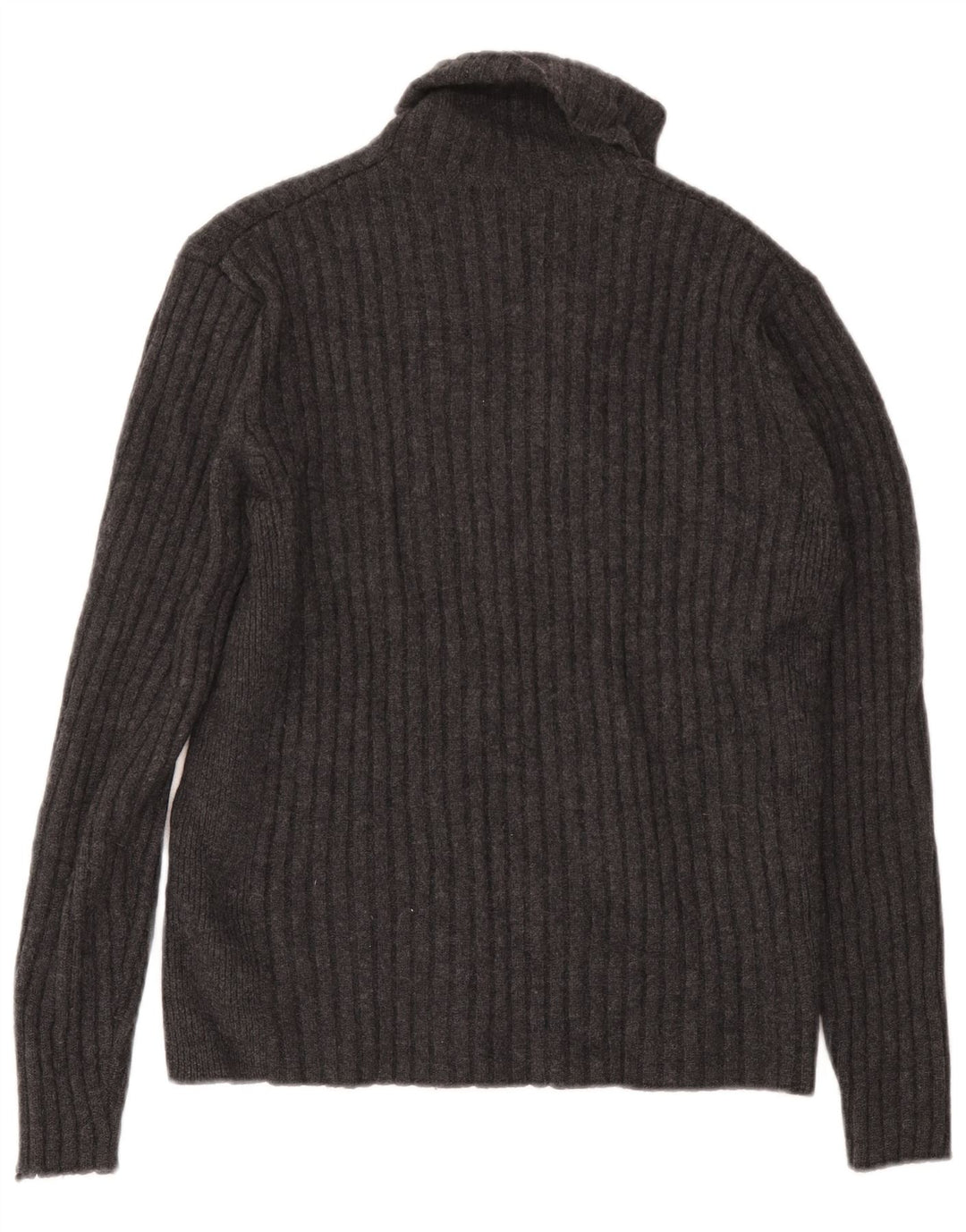 Rollkragenpullover für Herren von Banana Republic, groß, aus grauer Wolle