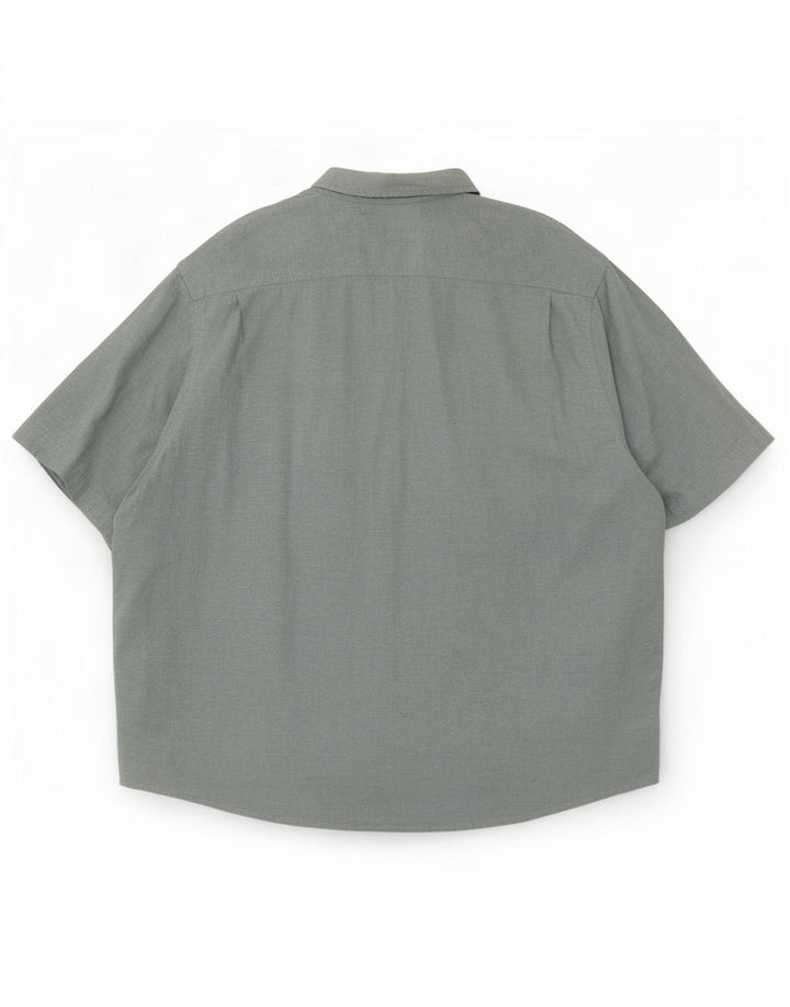 Wrangler Herren Kurzarmhemd 3XL Grüne Baumwolle