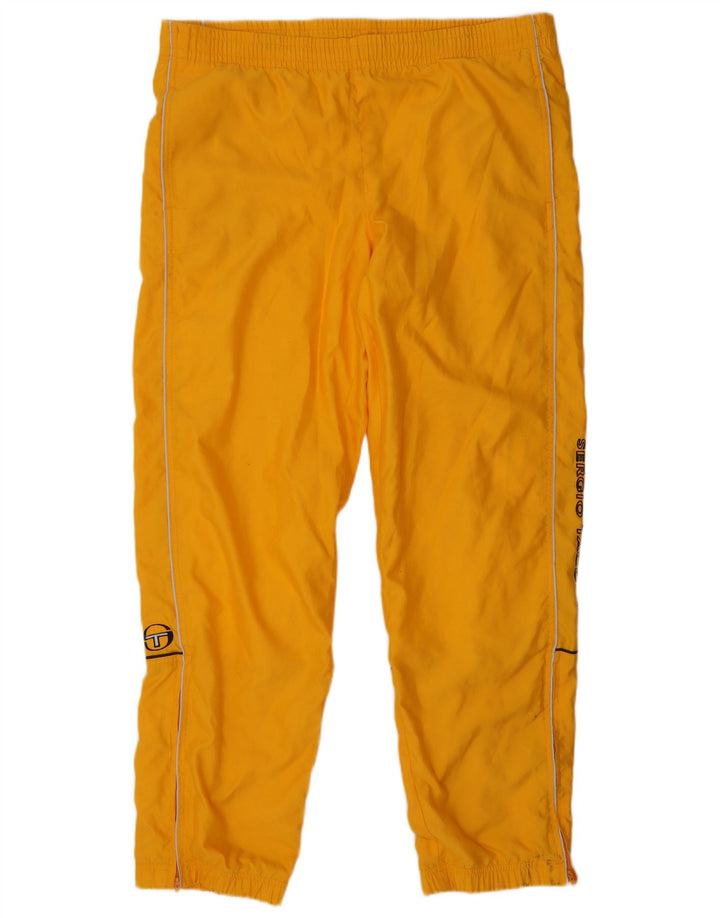 Sergio Tacchini Herren-Trainingsanzug mit Grafik, Jogginghose, Größe L, Gelb