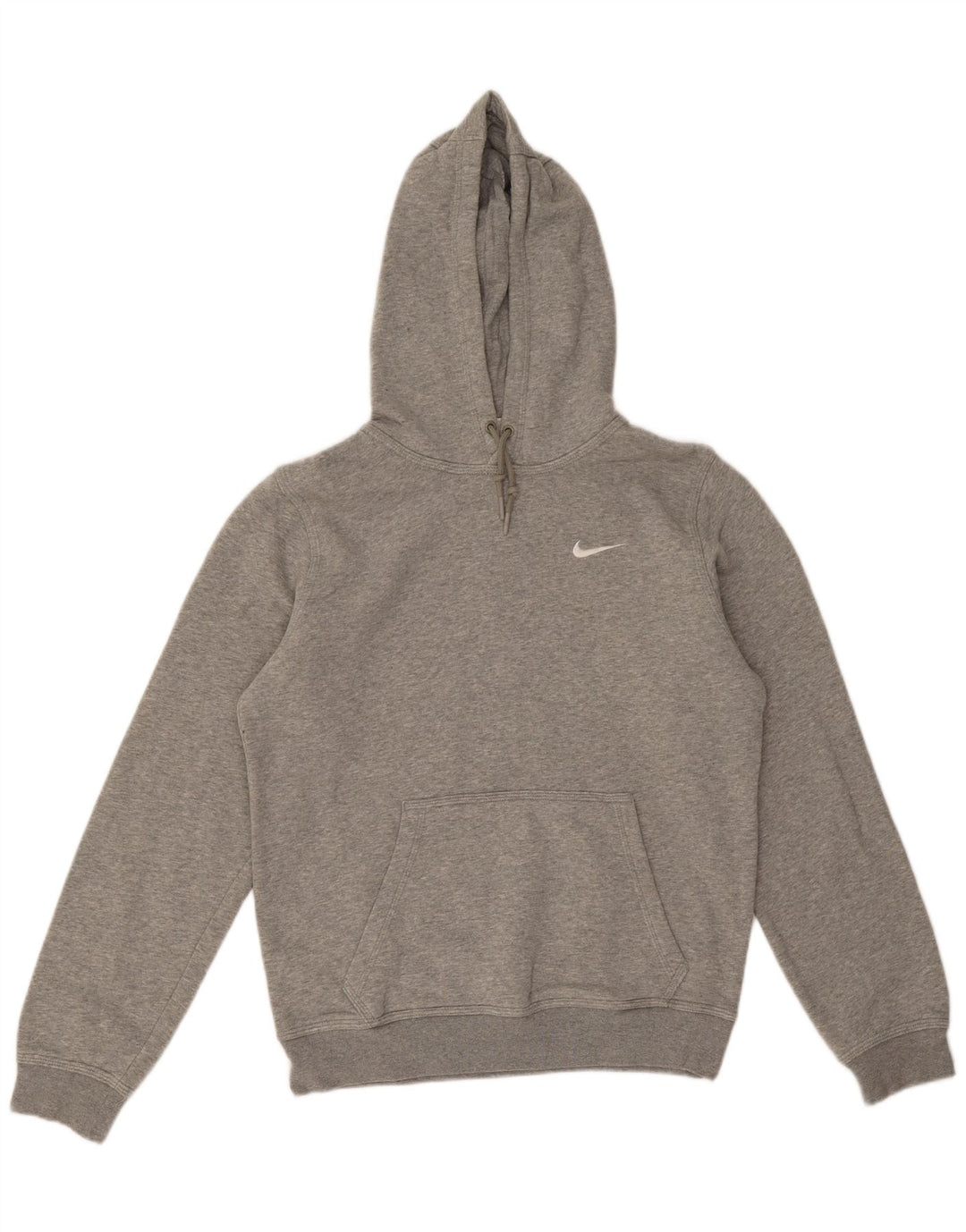 Nike Herren-Kapuzenpullover, klein, grau gefleckte Baumwolle