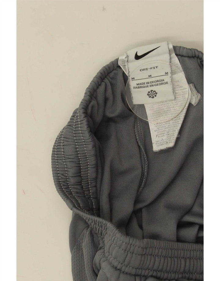 Nike Damen Dri Fit Trainingshose UK 14 Mittelgraues Polyester