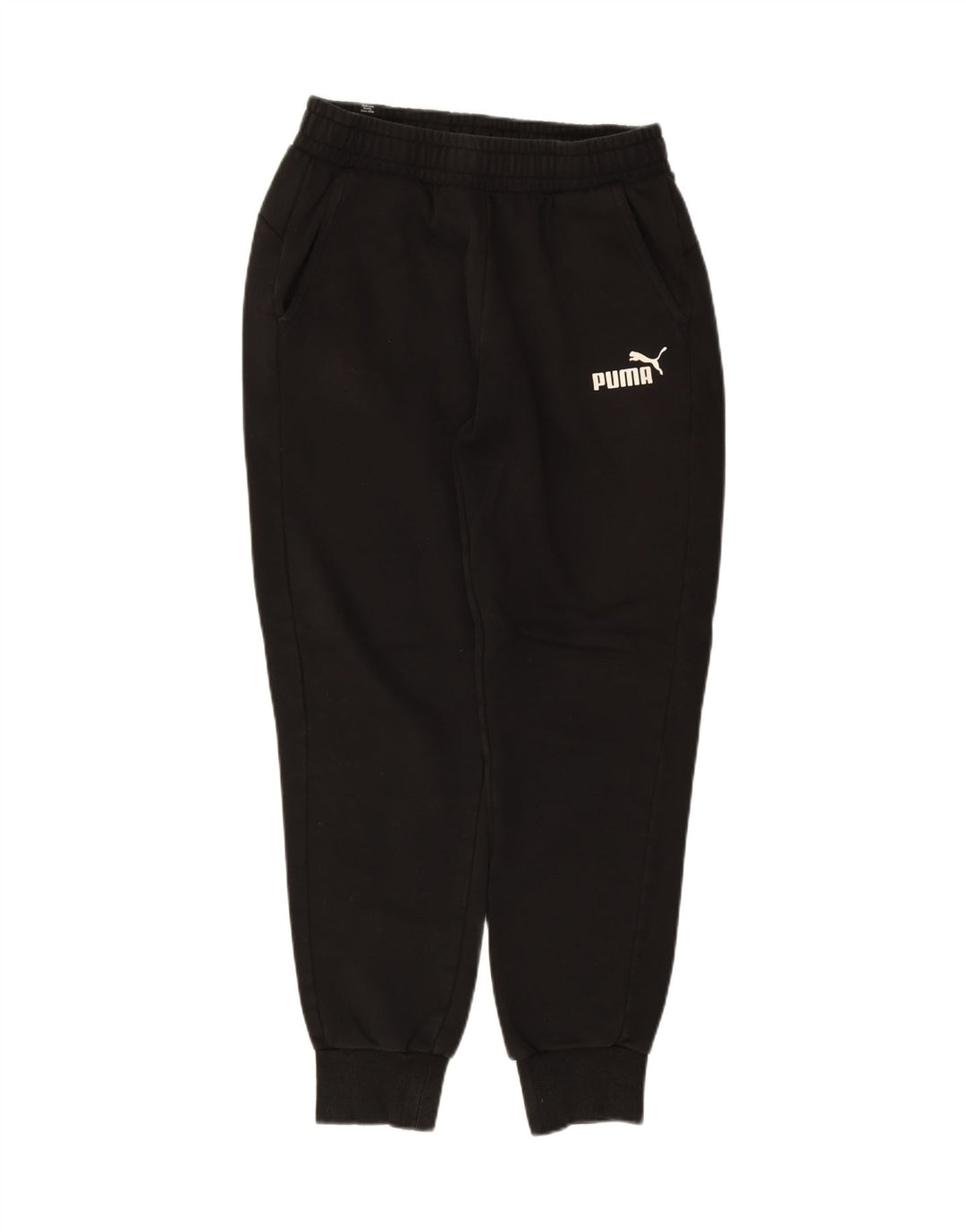 PUMA Mens Tracksuit Trousers Joggers Medium  Black Cotton Vintage Puma and Second-Hand Puma from Messina Hembry 