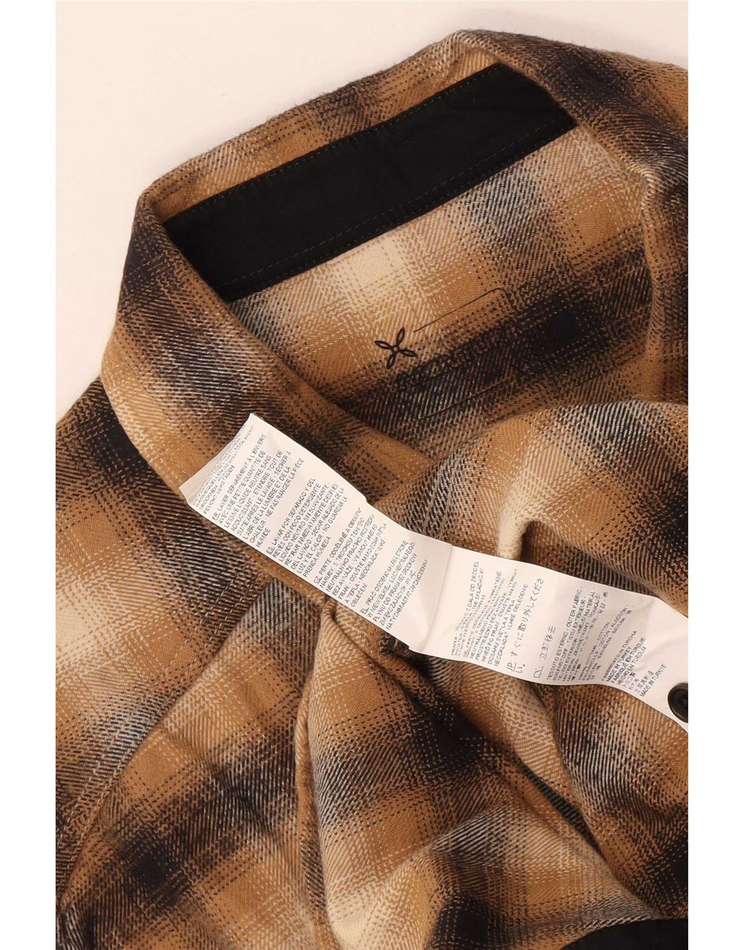 Montura Herren-Flanellhemd XL, braun kariert, Baumwolle