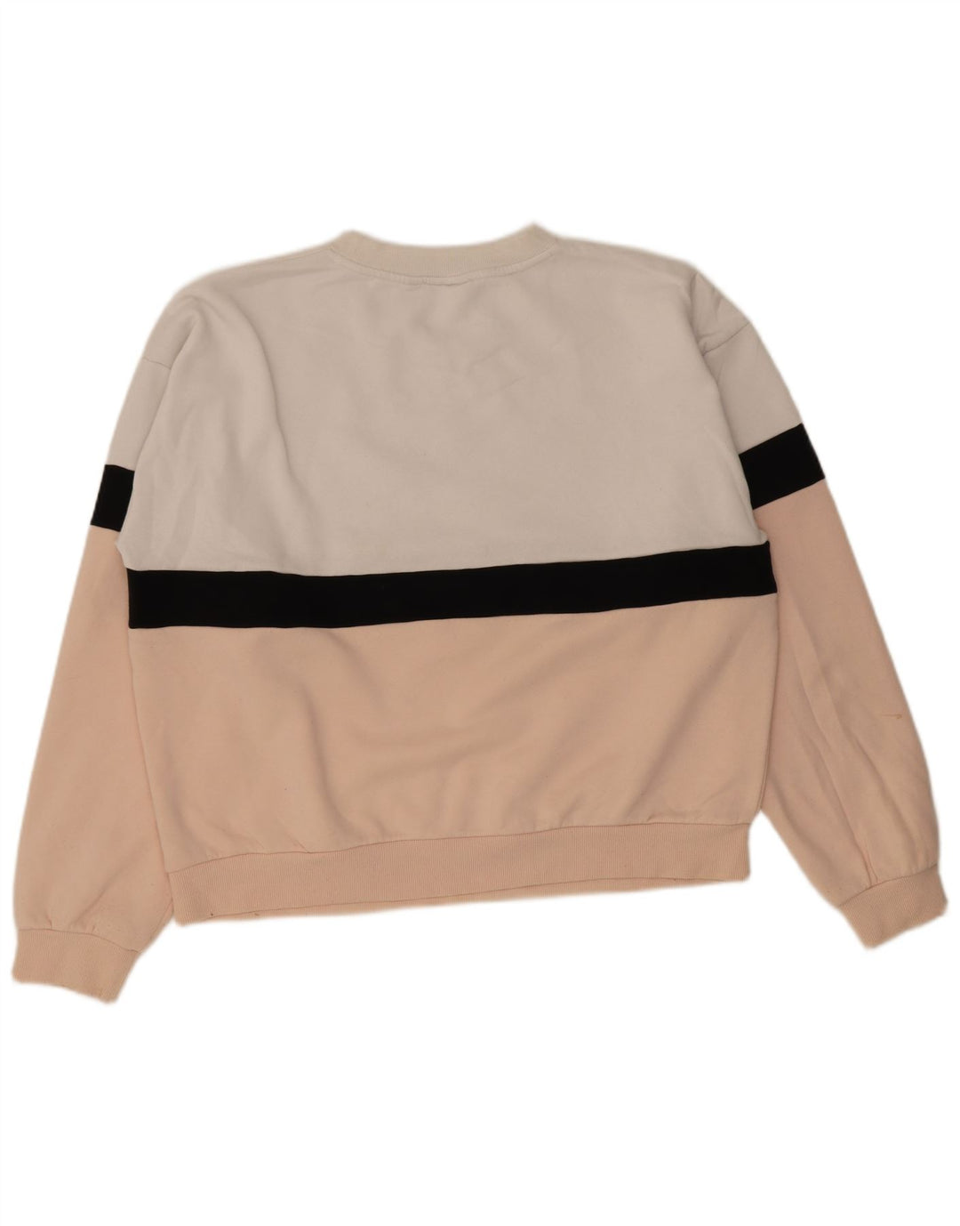 Fila Damen Grafik-Sweatshirt-Pullover UK 22 3XL Pink Colourblock Polyester