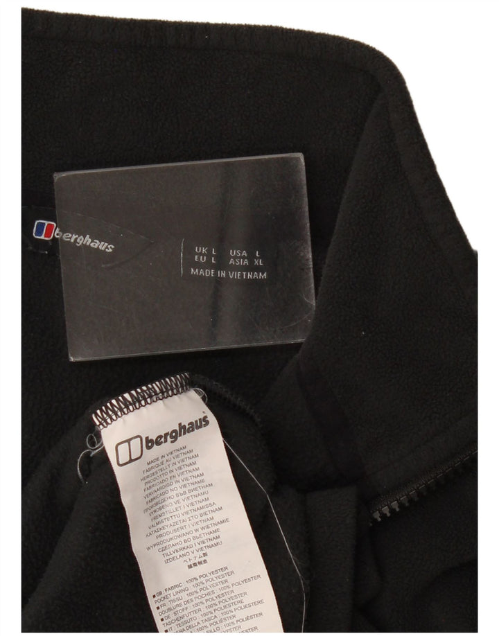 Berghaus Damen Fleecejacke UK 16 Large Schwarz Polyester