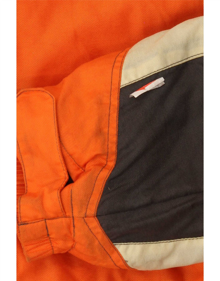 Colmar Herren gepolsterte Skijacke IT 52 Large Orange Colourblock Sports