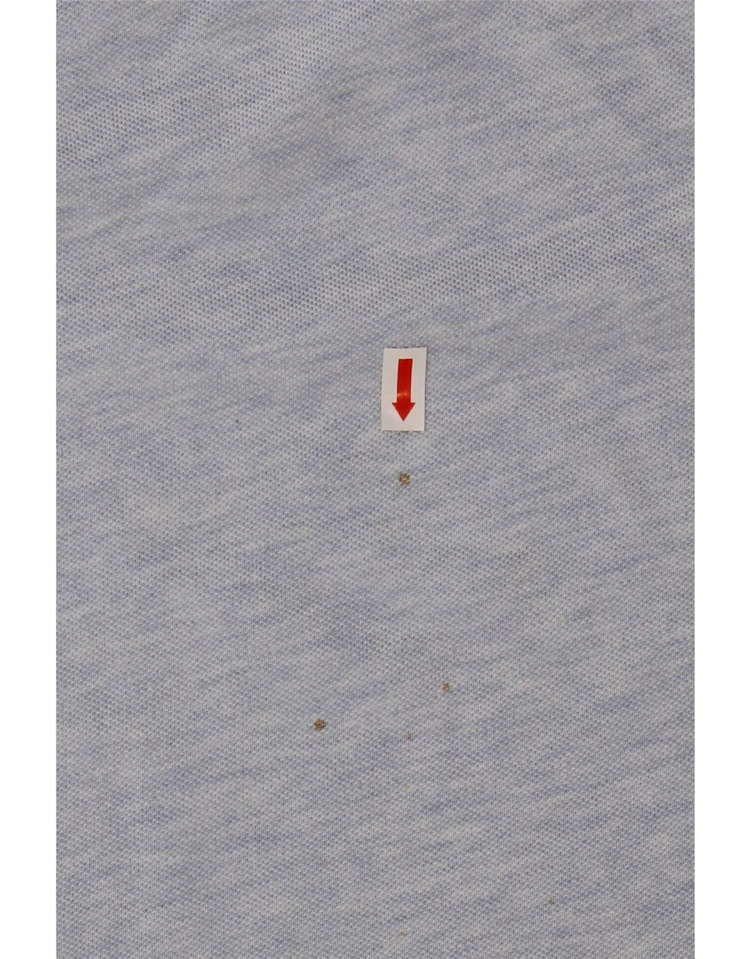 Lacoste Herren-Poloshirt mit klassischer Passform, Größe 4, mittelblau gefleckte Baumwolle