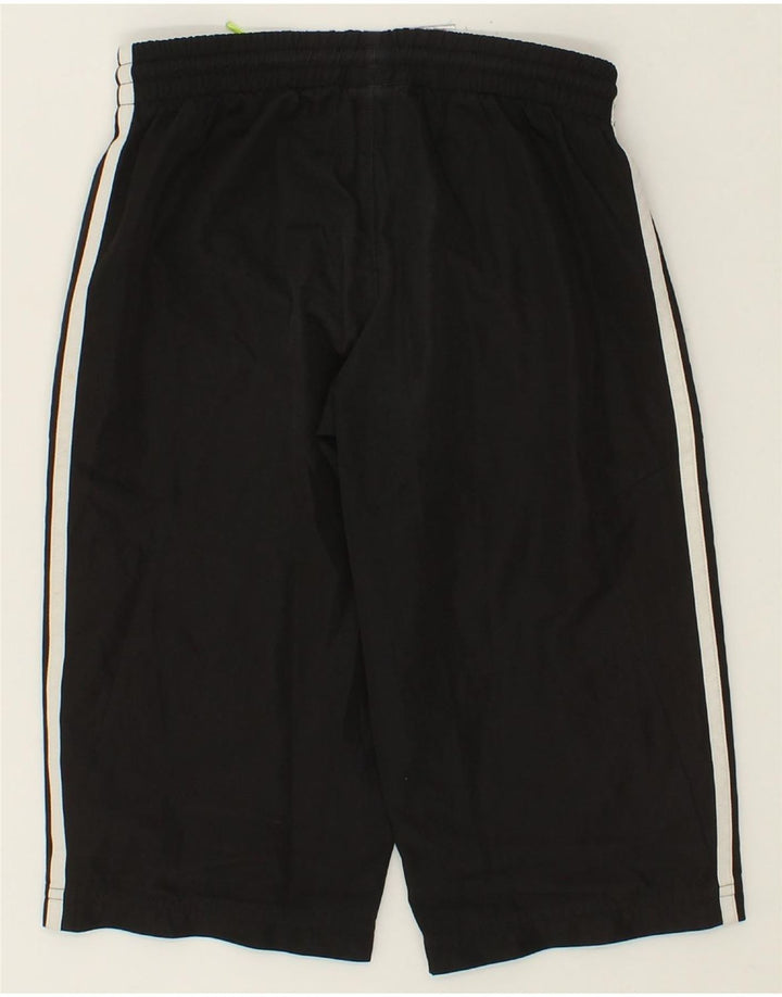 ADIDAS Boys Graphic Bermuda Sport Shorts 9-10 Years Black Polyester Vintage Adidas and Second-Hand Adidas from Messina Hembry 